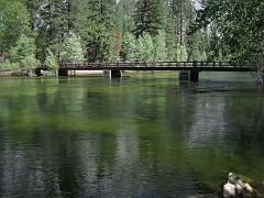  Dude, look at all the water under Swinging Bridge!